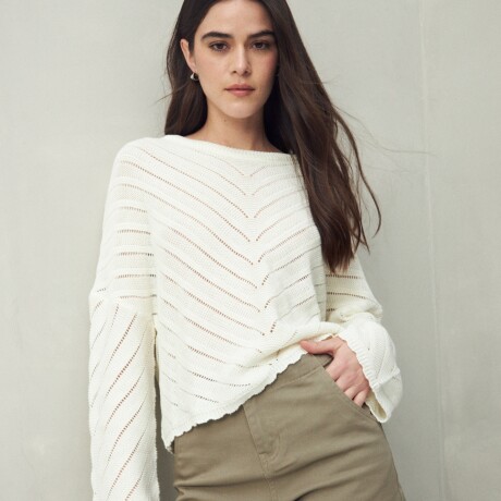 SWEATER CAPUCINE Crudo