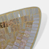 SET BANDEJA C/ESFERAS DORADO COMB 3PZAS Unica