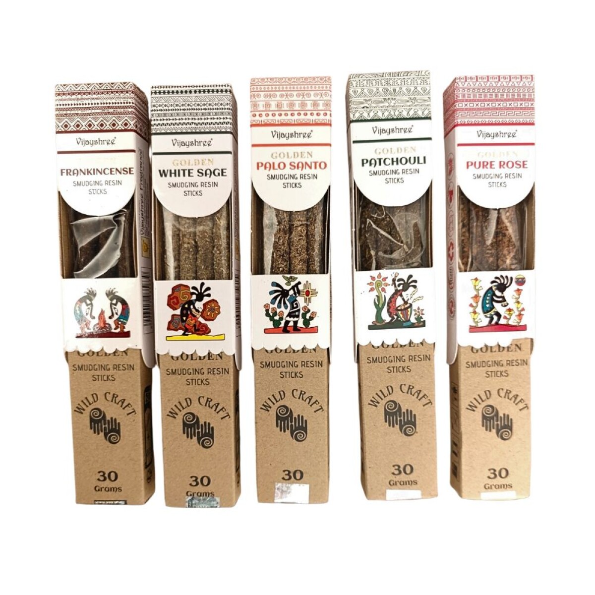 VARITAS VIJAYSHREE CAJA DE MASALA X12 - GOLDEN SMUDGING - Caja Surtida 