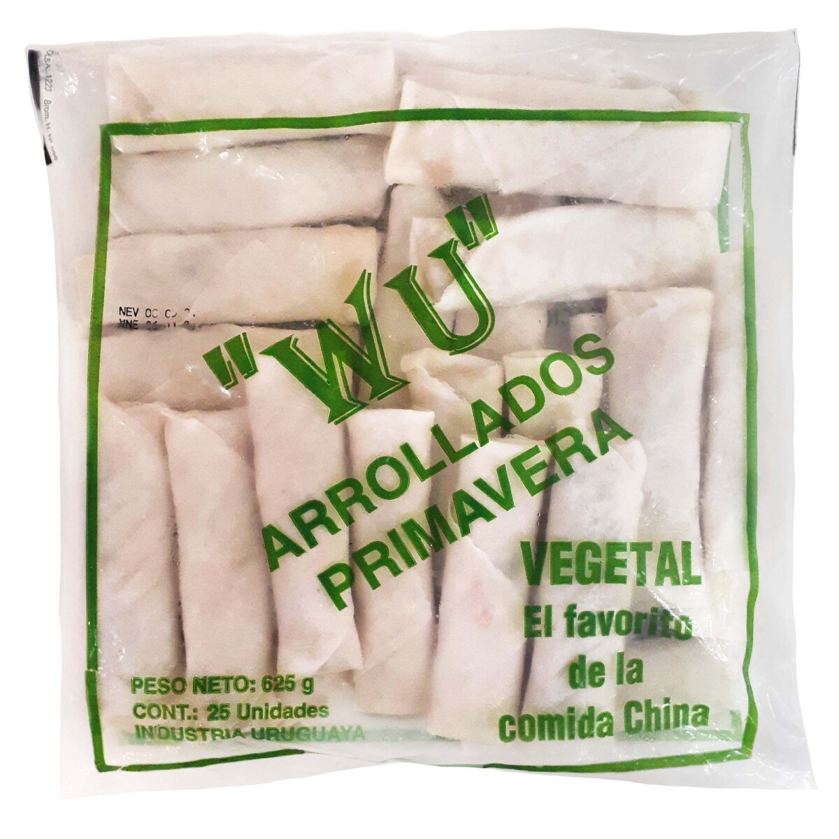 Arrolladitos Primavera Vegetal Wu 25 Unidades 