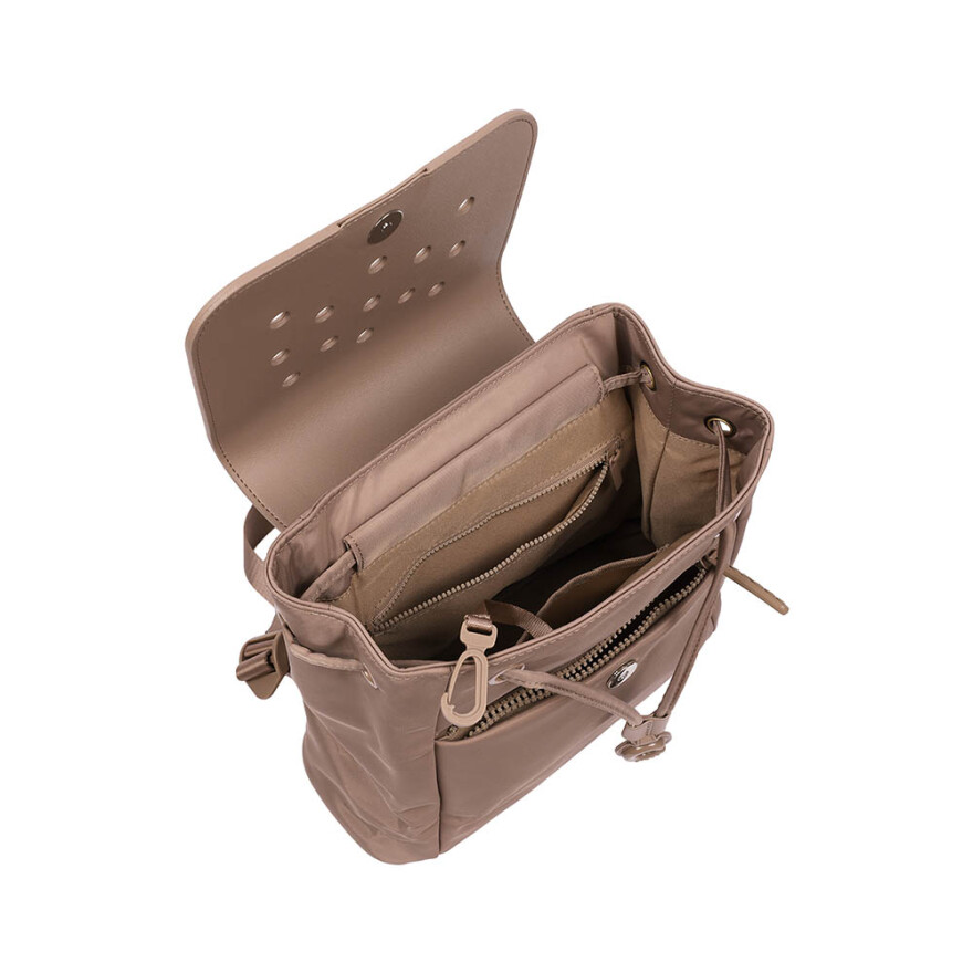 Mochila Mini Backpack Fashion Bag Unisex Latte