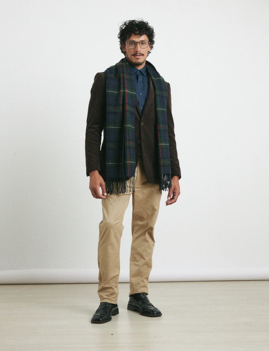 BUFANDA HARRINGTON LABEL - Verde 