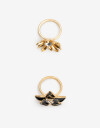 Sets Anillos Color Sets Anillos Botanico - Dorado Oro Amarillo