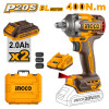 LLAVE DE IMPACTO 400NM 20V P20S BL CON 2 BAT CARG + VALIJA ING LLAVE DE IMPACTO 400NM 20V P20S BL CON 2 BAT CARG + VALIJA ING