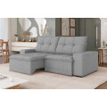 SILLON DAMASCO COMPLETO EXTENSIBLE COLOR TITANIO CLARO Sillon Damasco Completo Extensible Color Titanio Claro