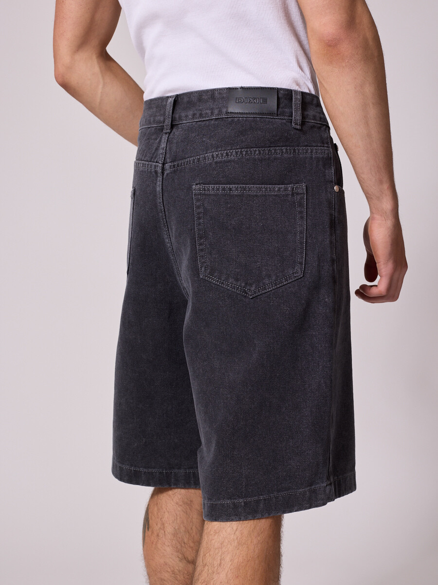 BERMUDA JEAN BLUA DIXIE Gris Oscuro