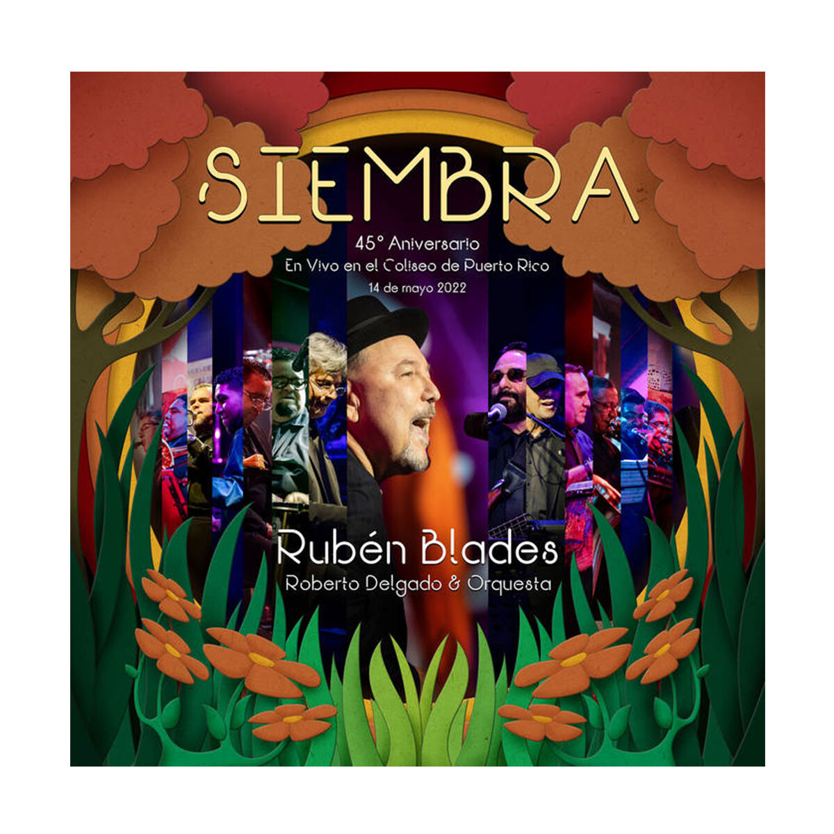 Blades,ruben / Delgado,roberto & Orquesta / Siembra: 45 Aniversario - En Vivo En El - Lp 