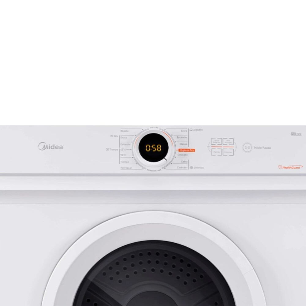 Secarropas Frontal 7Kg Blanco - Modelo MD100A70 - Midea Secarropas Frontal 7Kg Blanco - Modelo MD100A70 - Midea