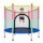 Cama Elástica Infantil Diametro 140cm Con Red De Seguridad Azul