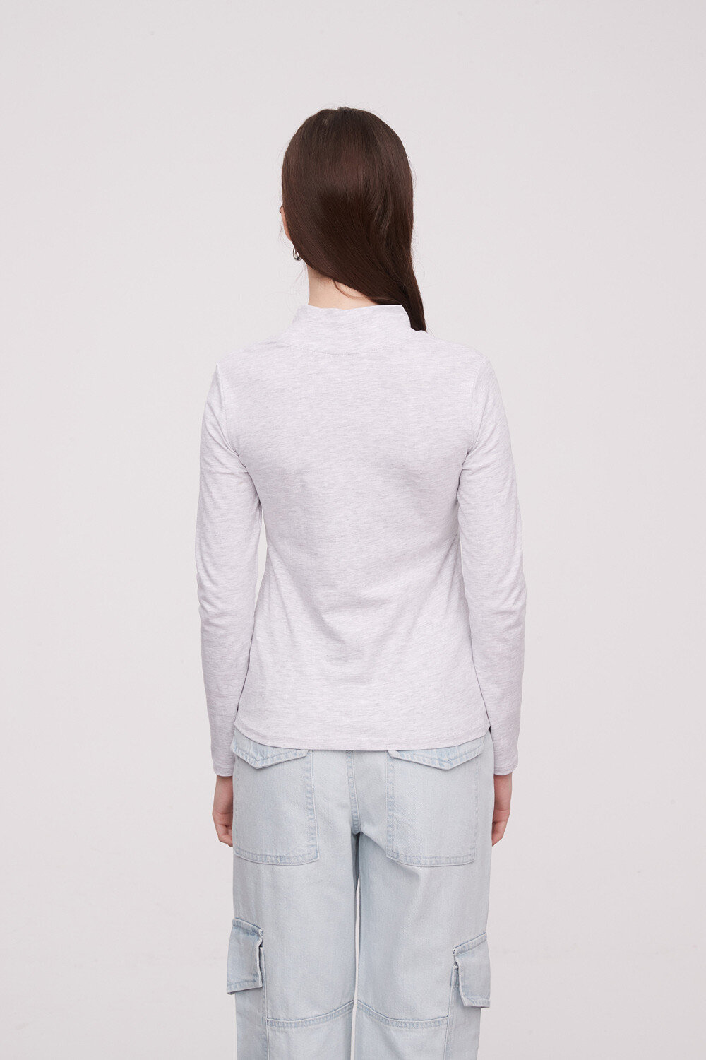 Polera Ludwig Gris Melange