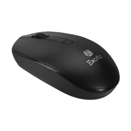 Mouse Inalámbrico Exofiz Mo-02 Hasta 1600Dpi Ub NEGRO