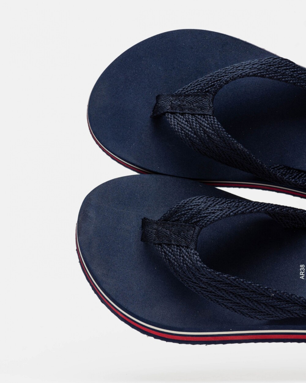 Sandalia media Bungalow en textil Azul