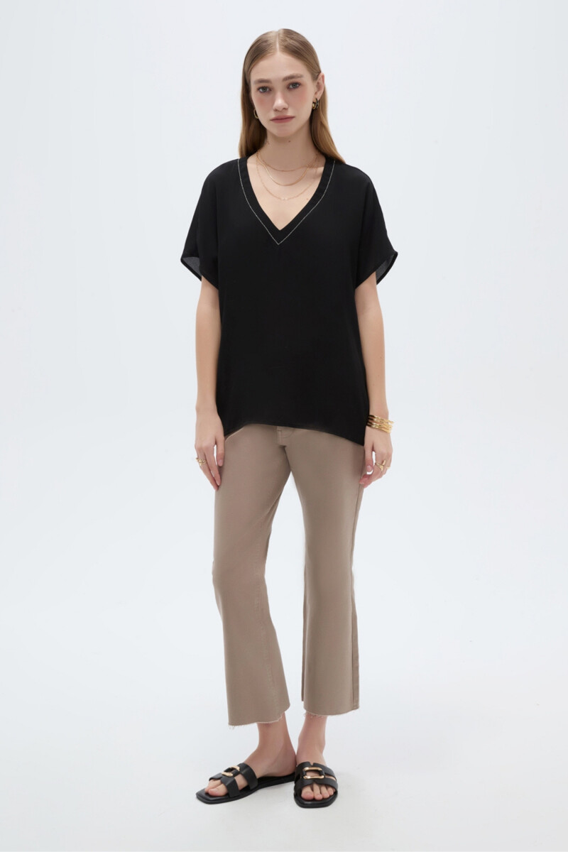 Blusa Poliaz - Negro 