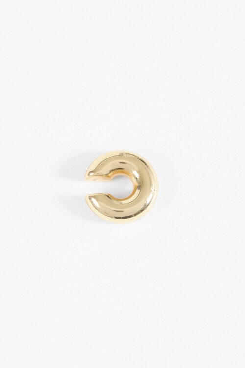 Earcuff grueso 2 cm dorado