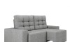 Sillón Cama Reclier Pequim 2 Cuerpos - Extensible Gris
