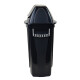 Tarro de residuos con tapa vaivén 58 lts Ecoblack NEGRO