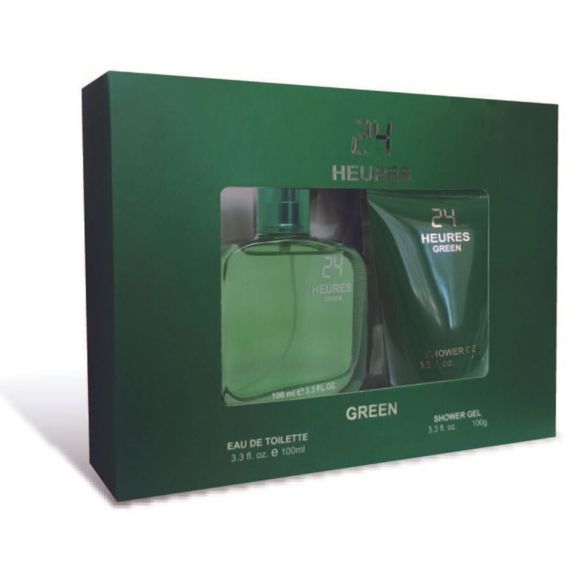 Perfume Casapueblo 24 Heures Green - Gift Box 100 ML + Shower Gel 100 GR 