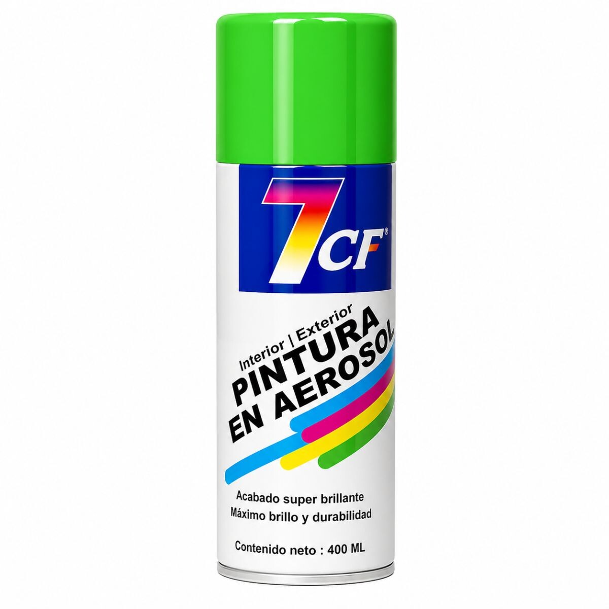 ESMALTE AEROSOL BRILLANTE 7CF 400ml. - Verde Manzana Jadf Green 101 