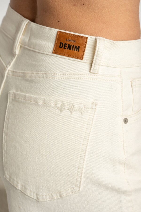 Jean Wide Leg Crudo