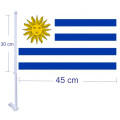 Banderín para Auto Uruguay 30x45 CM Banderín para Auto Uruguay 30x45 CM