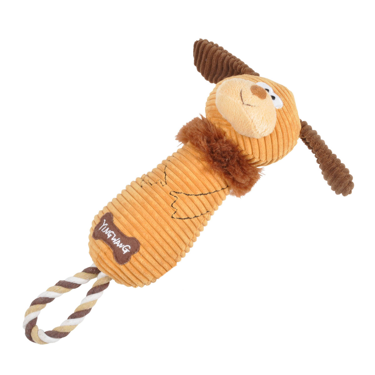 JUGUETE - PELUCHE PERRO MARRÓN POLIESTER 6ANI818 