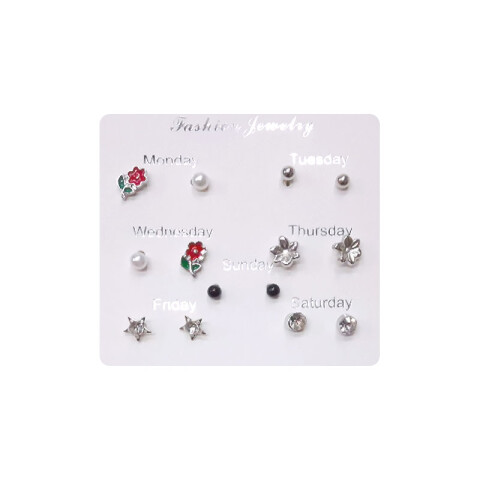 Caravanas hipoalergénicas x7 pares Caravanas Hipoalergénicas X7 Pares