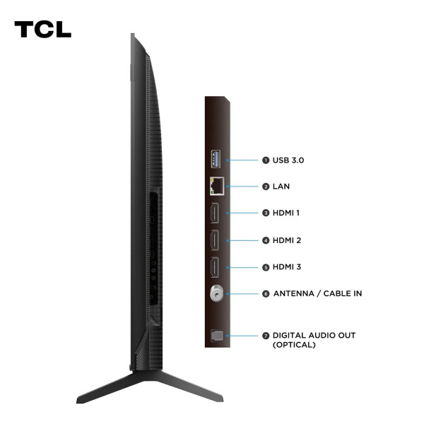 Smart Tv 50" Tcl Qled 50p7k 4k Uhd Google Tv TV 50 TCL 50P7K QLED 4K