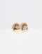 Aros Clips Metal Aros Gota Chunky - Dorado