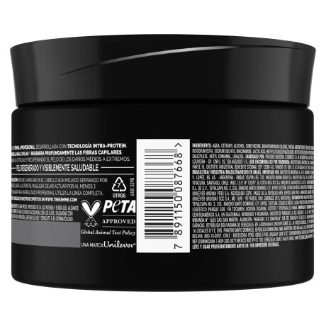 TRESemmé Máscara Tratamiento Reparación Intra Capilar 300ml TRESemmé Máscara Tratamiento Reparación Intra Capilar 300ml