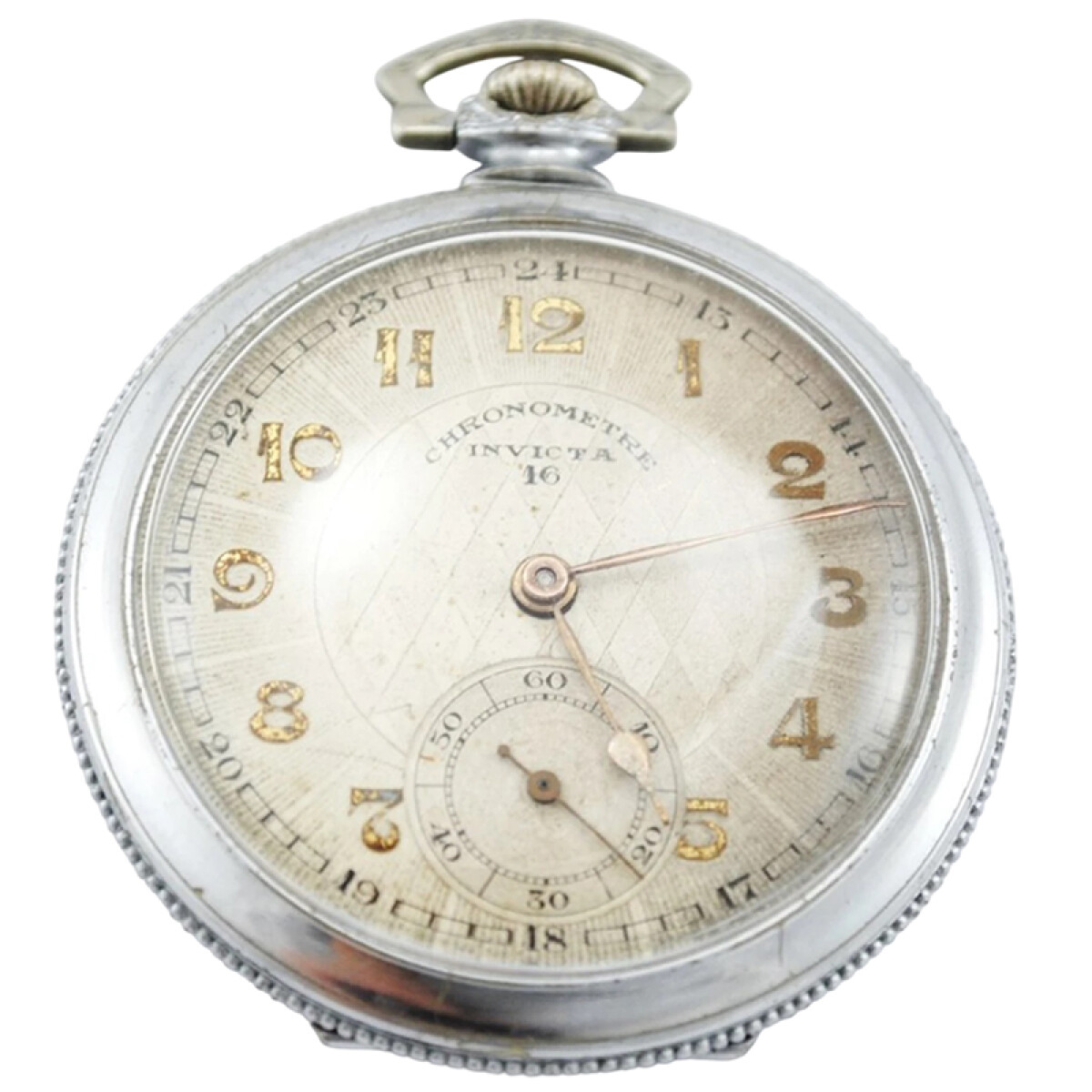 Reloj Antiguo Invicta Plata Y Oro 