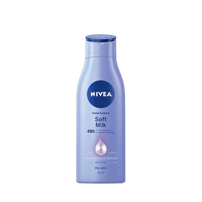 NIVEA BODY MILK SOFT FR. X 250 ML. única