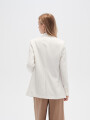 Blazer Flok Marfil / Off White