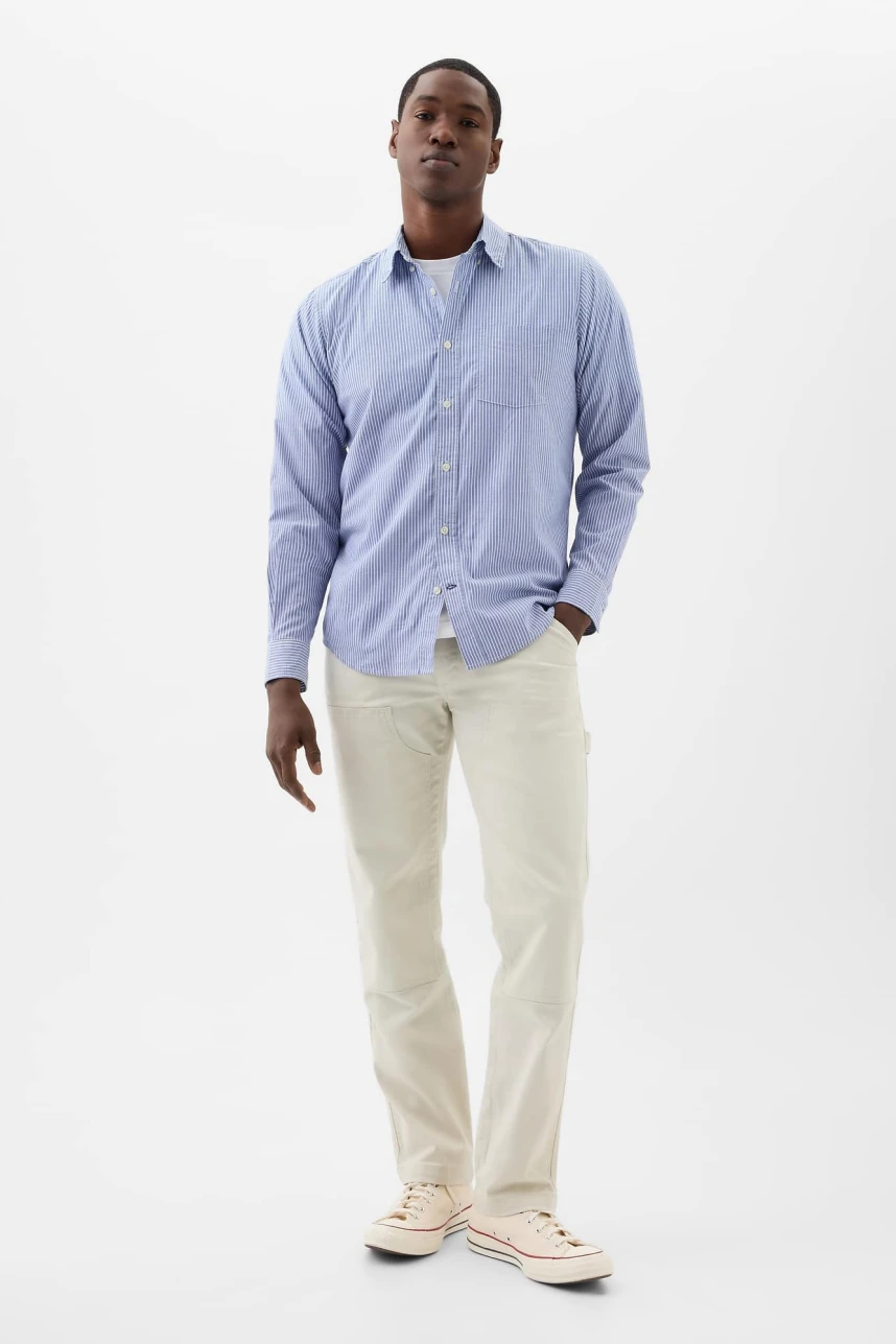 Camisa Hombre Standard Stretch Poplin Matisse Blue 537