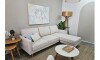 Sofa con Chaise PRADA PREVENTA Beige Tela Rústica