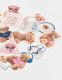 Stickers y Album Stickers Set De Stickers Teddy - Combinacion Multicolor
