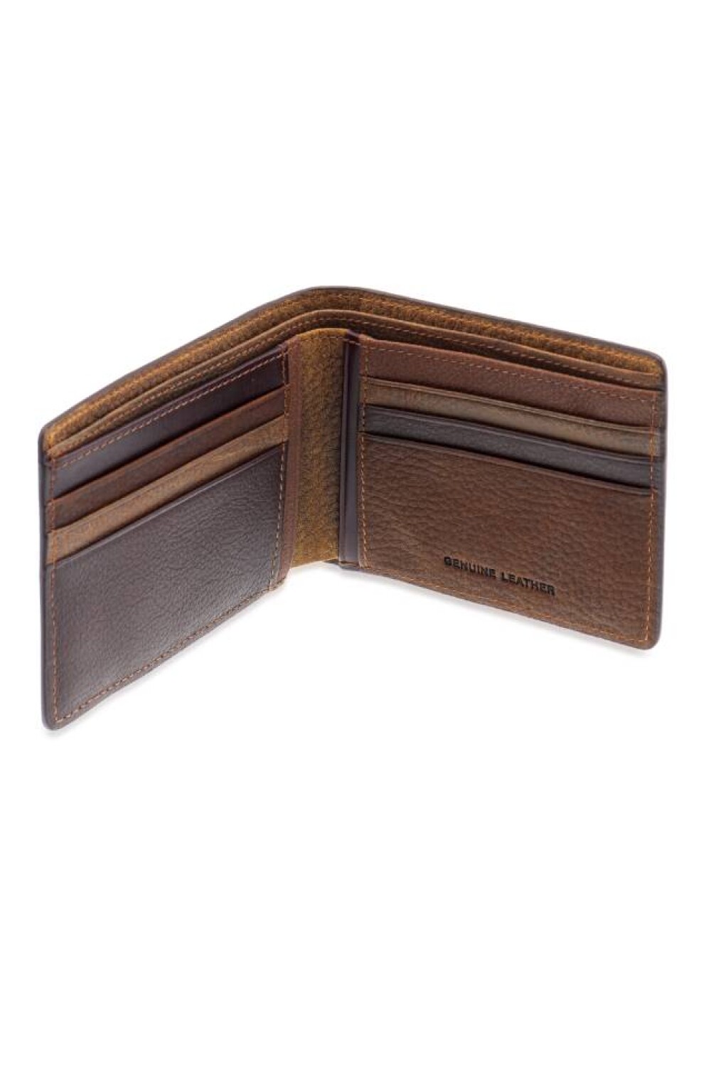 BILLETERA DE CUERO Marron