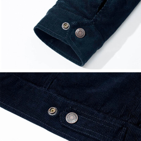 Campera Uzspace Pana Corderito Moda Hombre Urban Azul