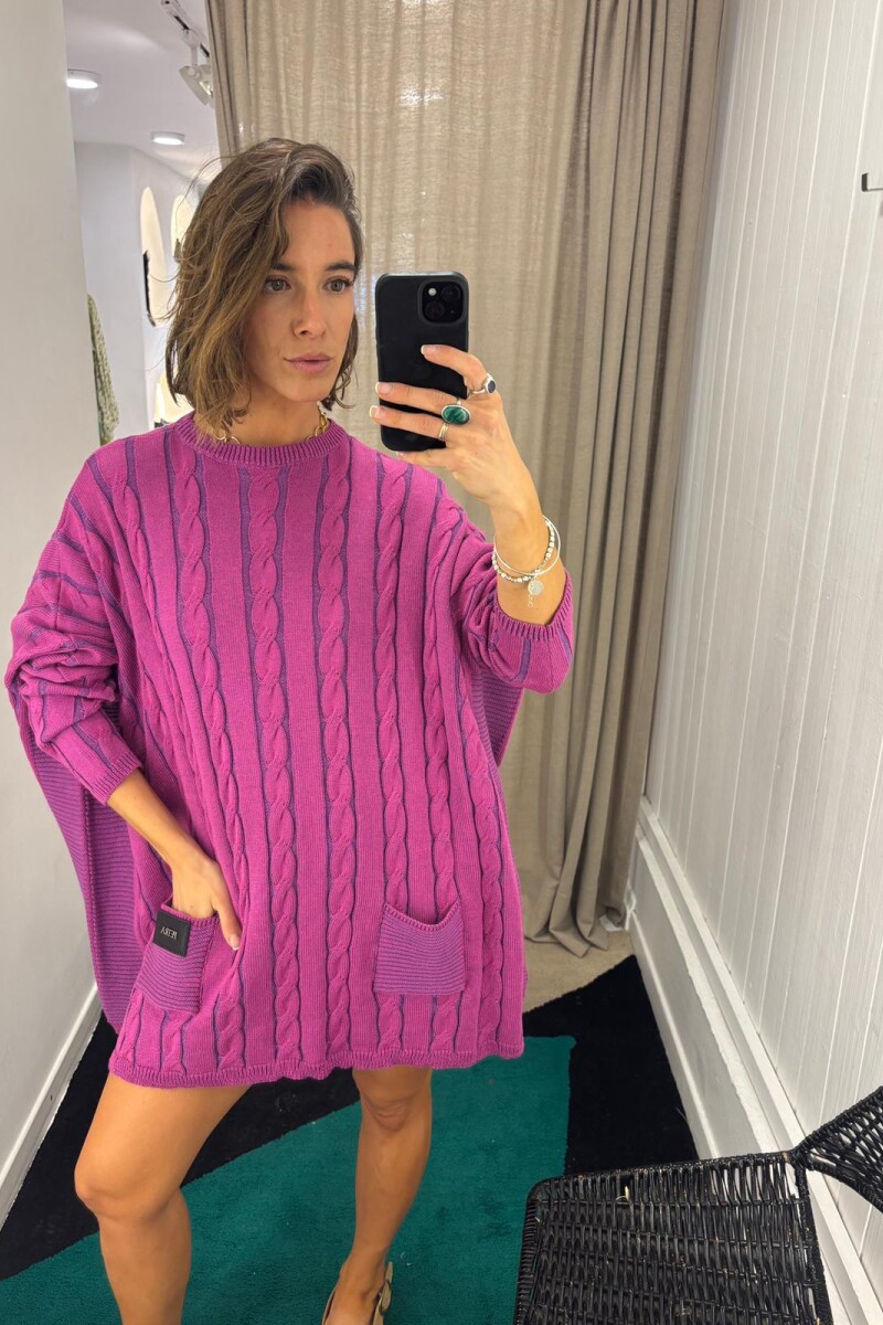 Sweater Oceano Fucsia