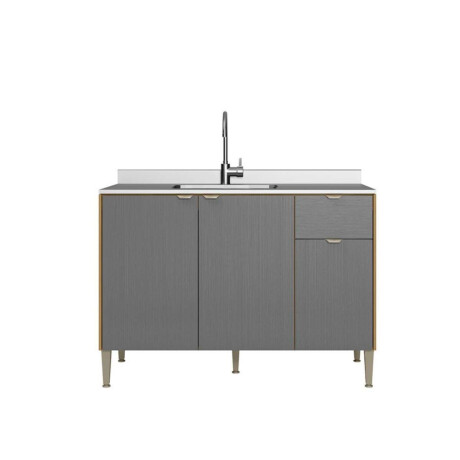 Bajo mesada Sin tapa 120 Color Gris
