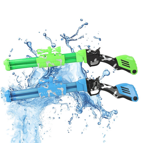 Pistola rifle de agua doble disparos con mirilla Pistola Rifle De Agua Doble Disparos Con Mirilla