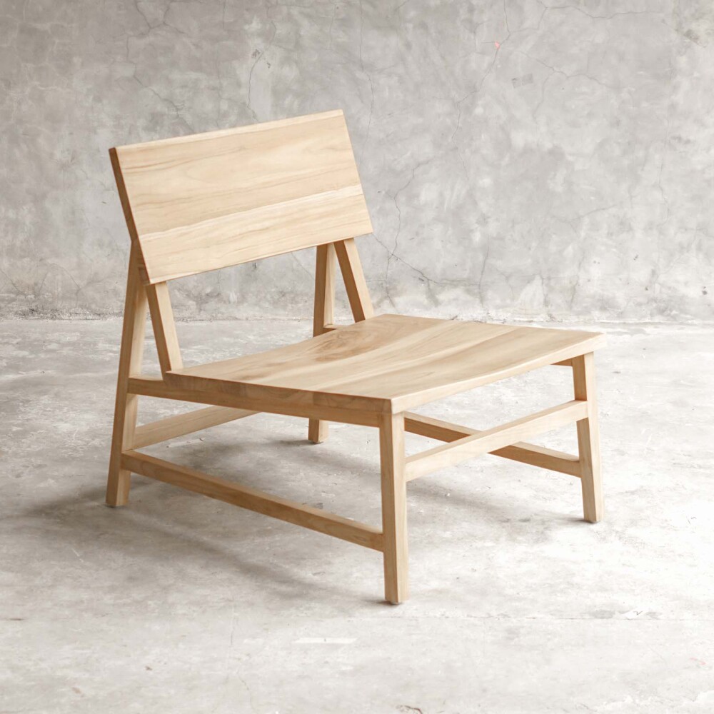 BUTACA MADERA NATURAL-BEIGE CITRUS NATURAL