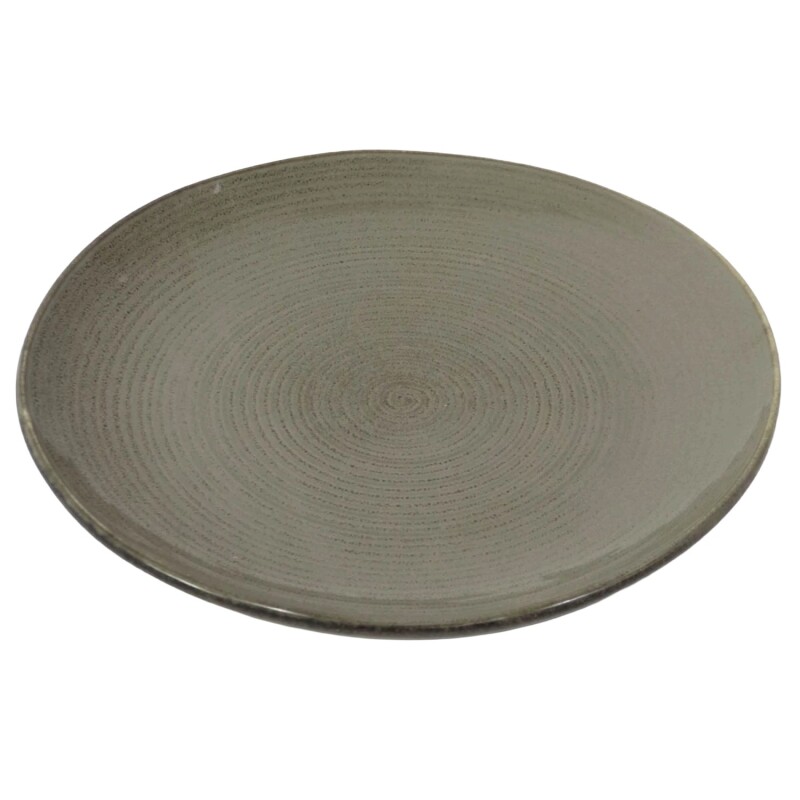 PLATO PLAYO CERAMICA GRIS OSC 26.5CM Unica