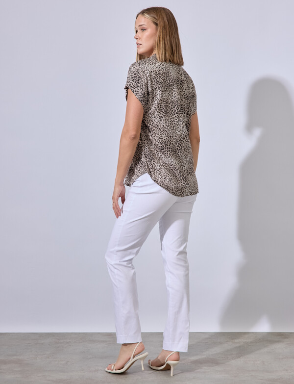 Camisa Animal Print GRIS/MULTI