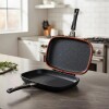 Sartén Doble grill Comet 36 cm Negro