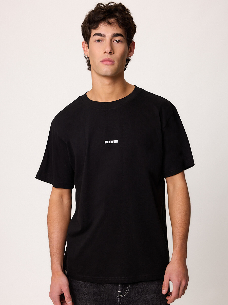 T-SHIRT M/C NAYROBY DIXIE - Negro 