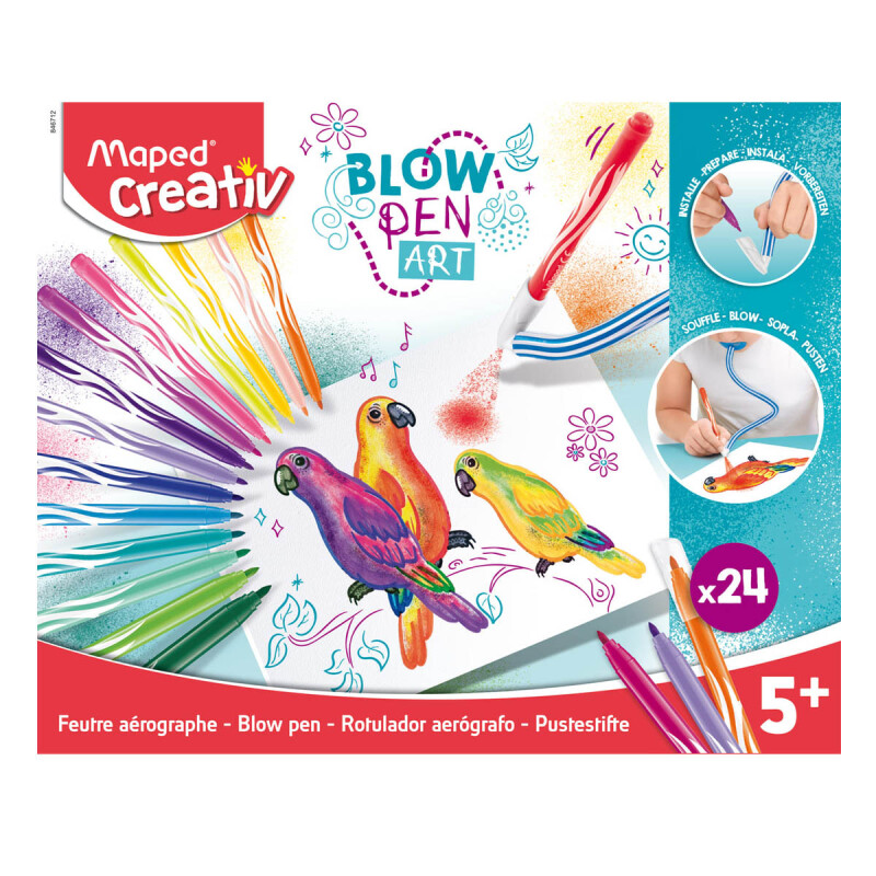 Lápiz Arte Soplador Efecto Aerógrafo Maped Creativ Lápiz Arte Soplador Efecto Aerógrafo Maped Creativ