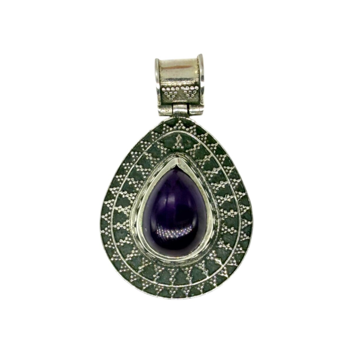 Dije Gota- Plata 925 - Amatista Imperial-CP4631 - conpiedra 