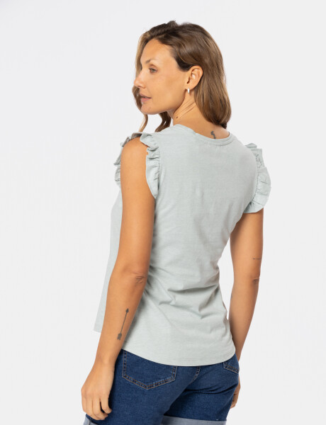 REMERA LISA Verde