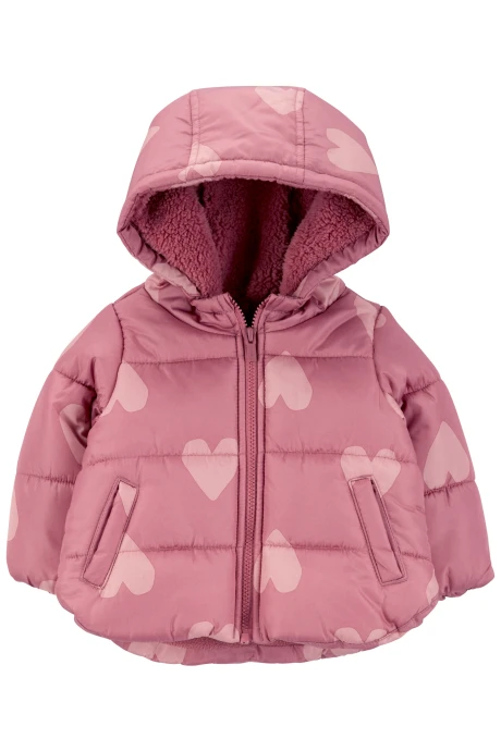 Campera resistente al agua, diseño corazones Campera resistente al agua, diseño corazones