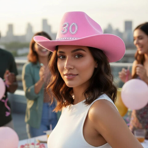 Sombrero Cowboy N° 30 ROSA